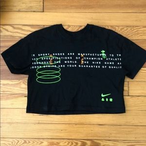 XS Black Nike Air Crop